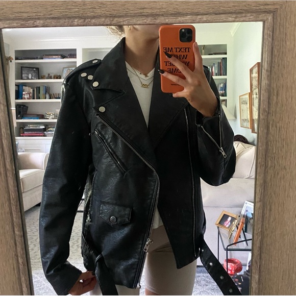 STEELE leather jacket size small - Picture 2 of 5